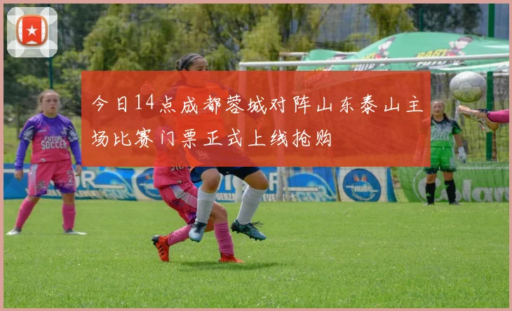 今日14点成都蓉城对阵山东泰山主场比赛门票正式上线抢购